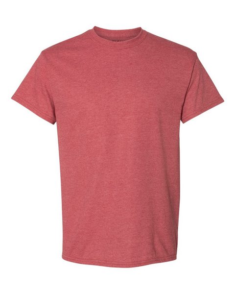 T-shirt Uomo Gildan 8000 DryBlend 5,5 Oz 50/50 Grigia Tinta - Foto 4