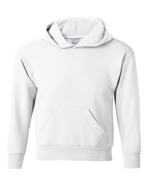 white hanes sweatshirt