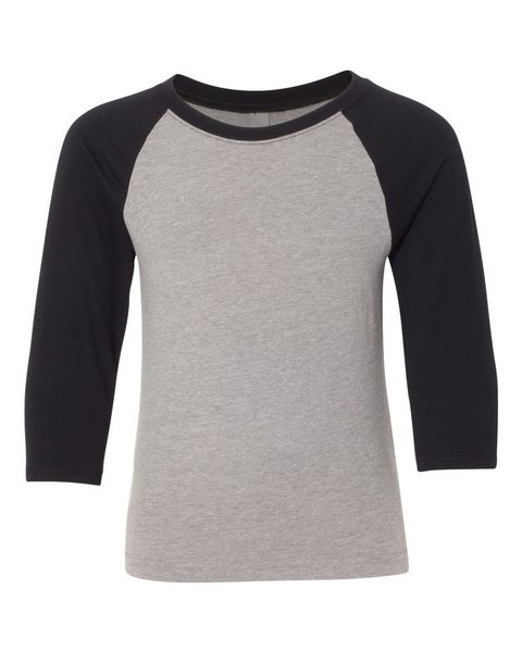 Black Sleeves/ Dark Heather Grey Body