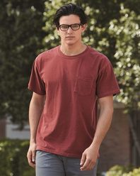 Comfort Colors 6030 Garment Dyed Heavyweight Ringspun Short Sleeve Shirt with a Pocket