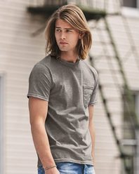 Anvil 783 Midweight Short Sleeve T-Shirt With a Pocket
