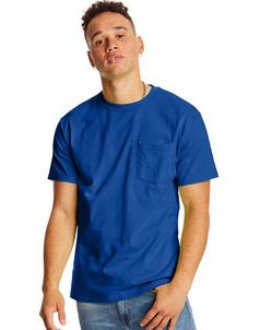 Hanes 5590 Tagless T-Shirt with a Pocket