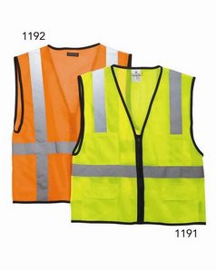 ML Kishigo 1191-1192 Economy Six Pocket Mesh Vest