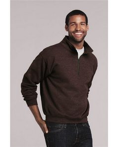 Gildan 18800 Heavy Blend Quarter-Zip Cadet Collar Sweatshirt