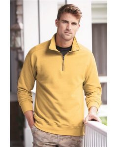 Hanes N290 Nano Quarter-Zip Sweatshirt