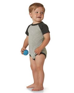 Rabbit Skins 4430 Infant Baseball Fine Jersey Bodysuit