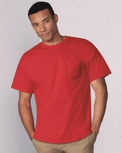 Gildan 5300 Heavy Cotton T-Shirt with a Pocket