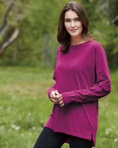 Comfort Colors 6054 Ringspun Cotton Drop Shoulder Long Sleeve Tee