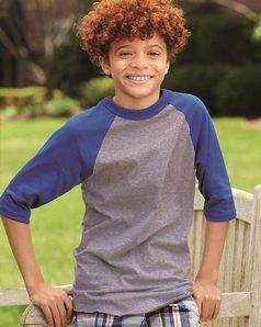 Augusta Sportswear 4421 Youth Three-Quarter Sleeve Baseball Jersey