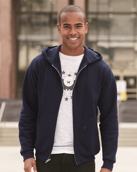 Jerzees full zip clearance hooded sweatshirt